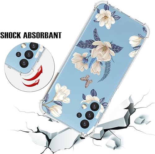 Vista 14 de Funda para Galaxy A13 4G/A13 LTE 4G SM-A135F, bonita funda transparente delgada a prueba de golpes, suave y flexible, de goma de poliuretano