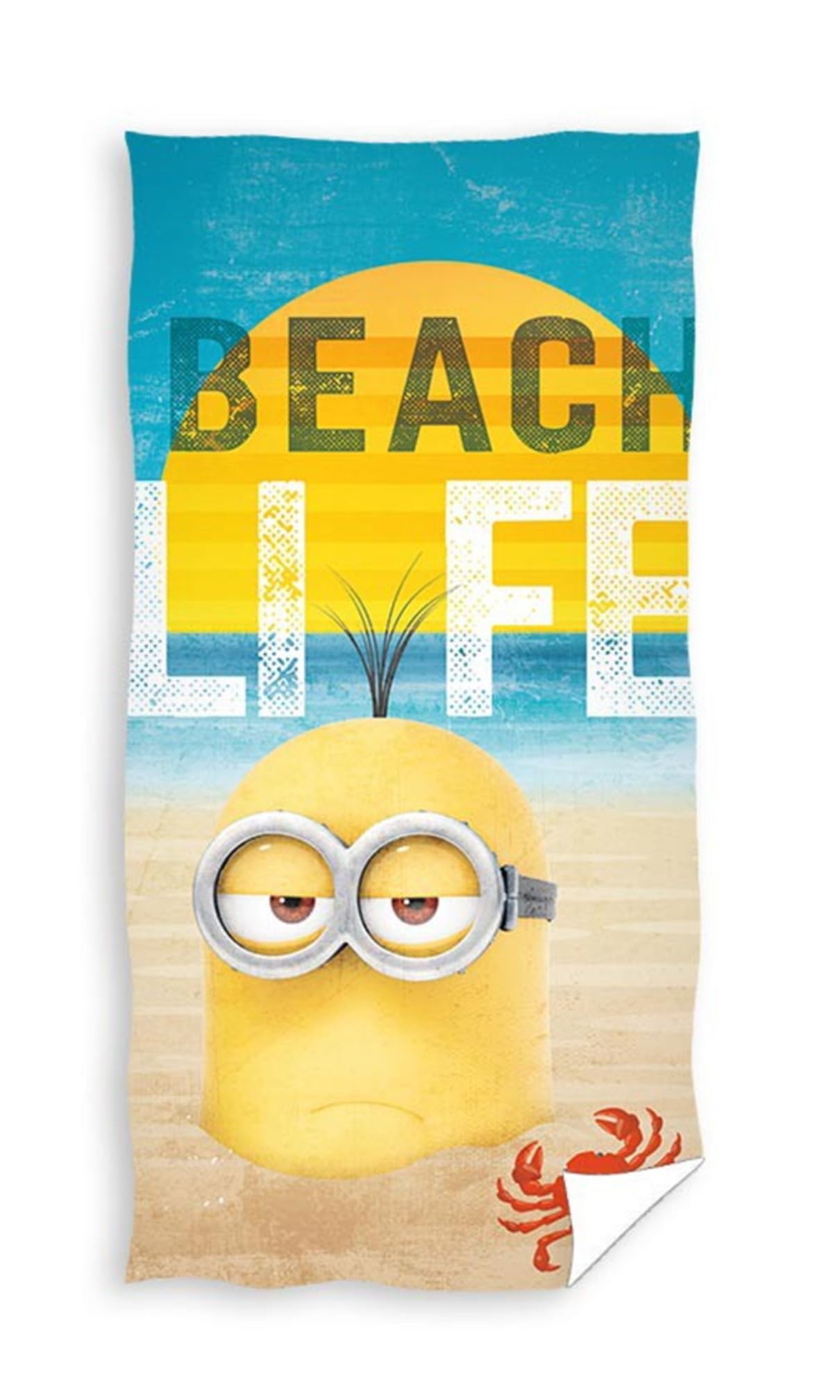 Minions Beach Towel – 30" X 60" Group Pattern, Super Absorbent, Officially Licensed