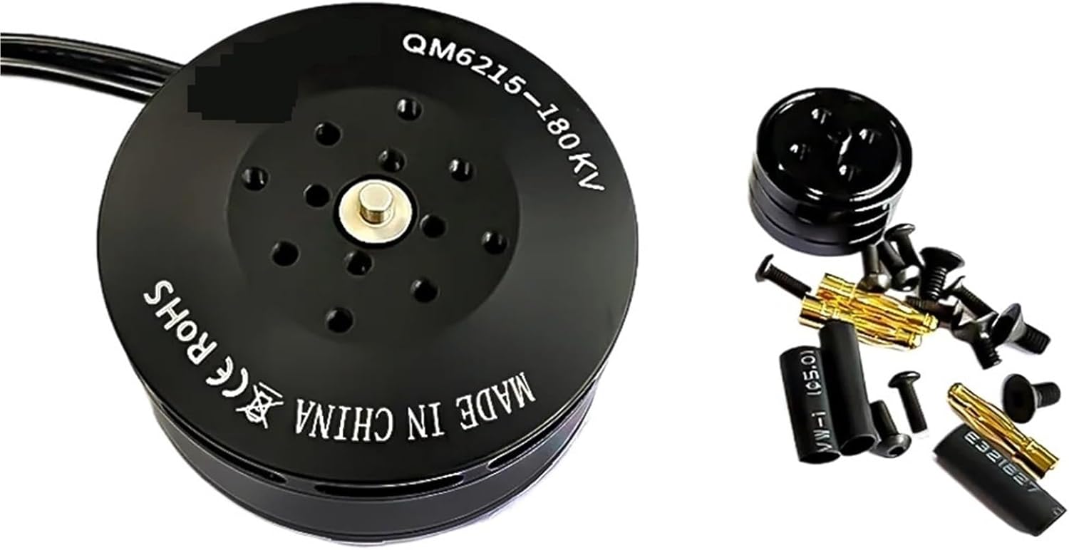 QM6215 Brushless Motor CCW CW 180KV Compatible 2255/2388 Propelle for RC Multirotor Helicopter Quadcopter Parts(180KV CCW)