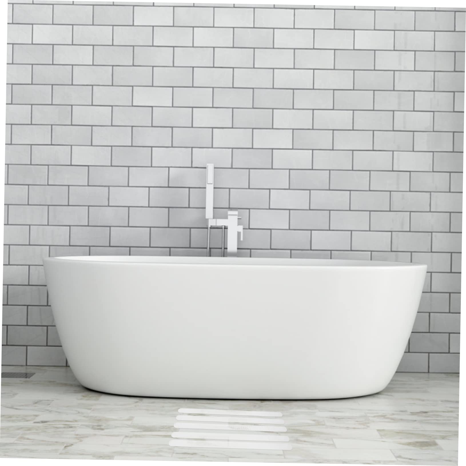 12 Piezas Pegatinas Antideslizantes para Bañera Calcomanías para Piso de Baño Material Peva Color Transparente Calcomanías Antideslizantes para Suelo de Baño Uso Ducha