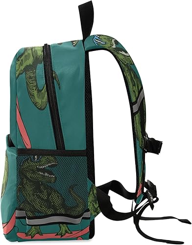 Miniatura 2 de Mochila infantil divertida de dinosaurios para jardín de infantes para niñas pequeñas y niños, Color 2, Viajar