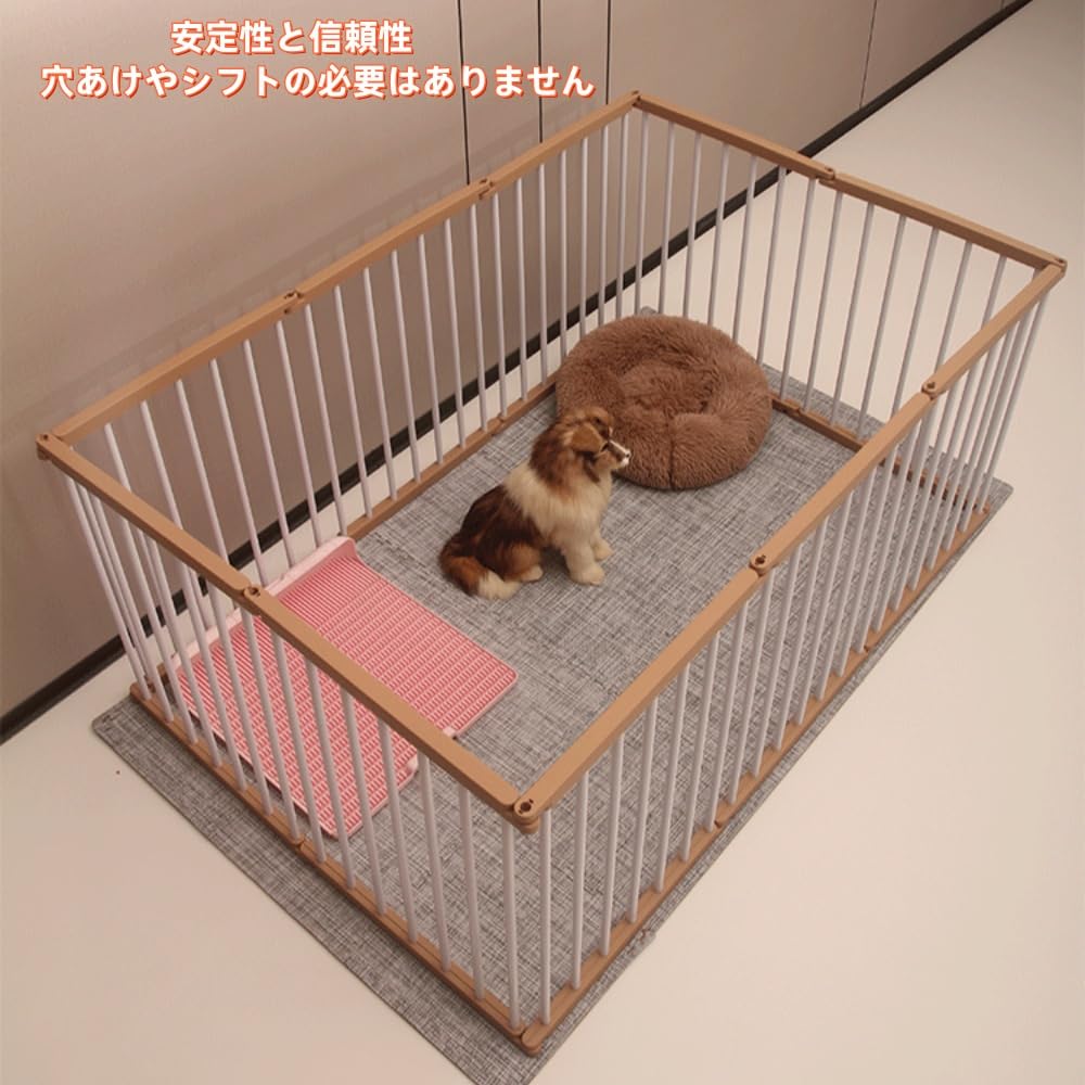 Amazon | foke大型犬 サークル 室内 ペットフェンス ペットサークル