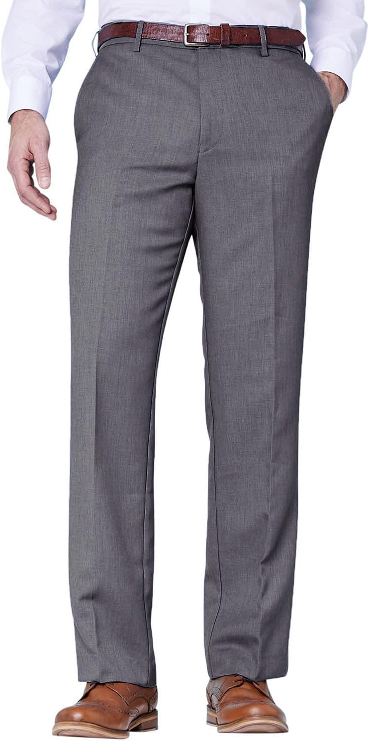 Farah| Mens | Flex Trouser Pants with Self-Adjusting Waistband |