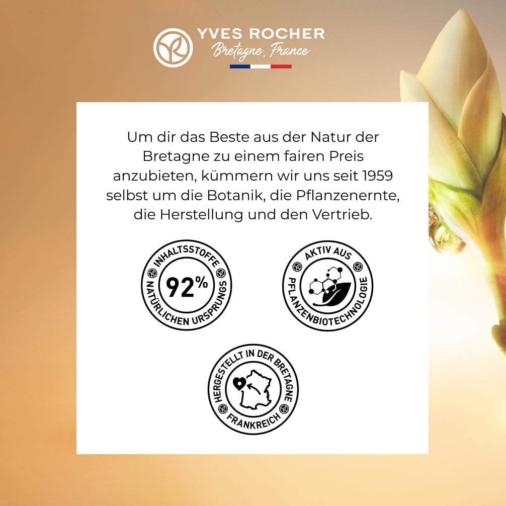 Yves Rocher ANTI-AGE GLOBAL - Ausstrahlungspflege Augen - Anti Aging- Pflege gegen Falten und Augenringe - Leichte Gel-Textur für ein angenehmes, kühles Gefühl -15 ml (Packung mit 2)
