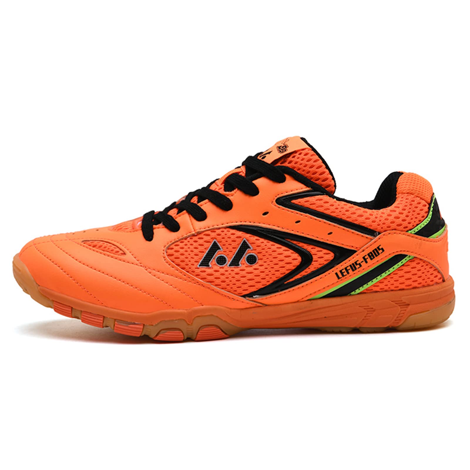 Zapatos de Tenis de Mesa Transpirables para Hombres y Mujeres, Naranja, 38 EU