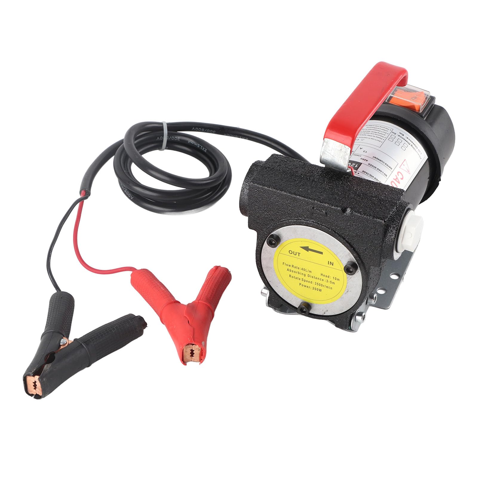 Extractor de Fluido Diésel Eléctrico de 12V, Bomba Eficiente de Transferencia de Aceite para Cambios Rápidos de Aceite con Boquilla para, Uso Portátil
