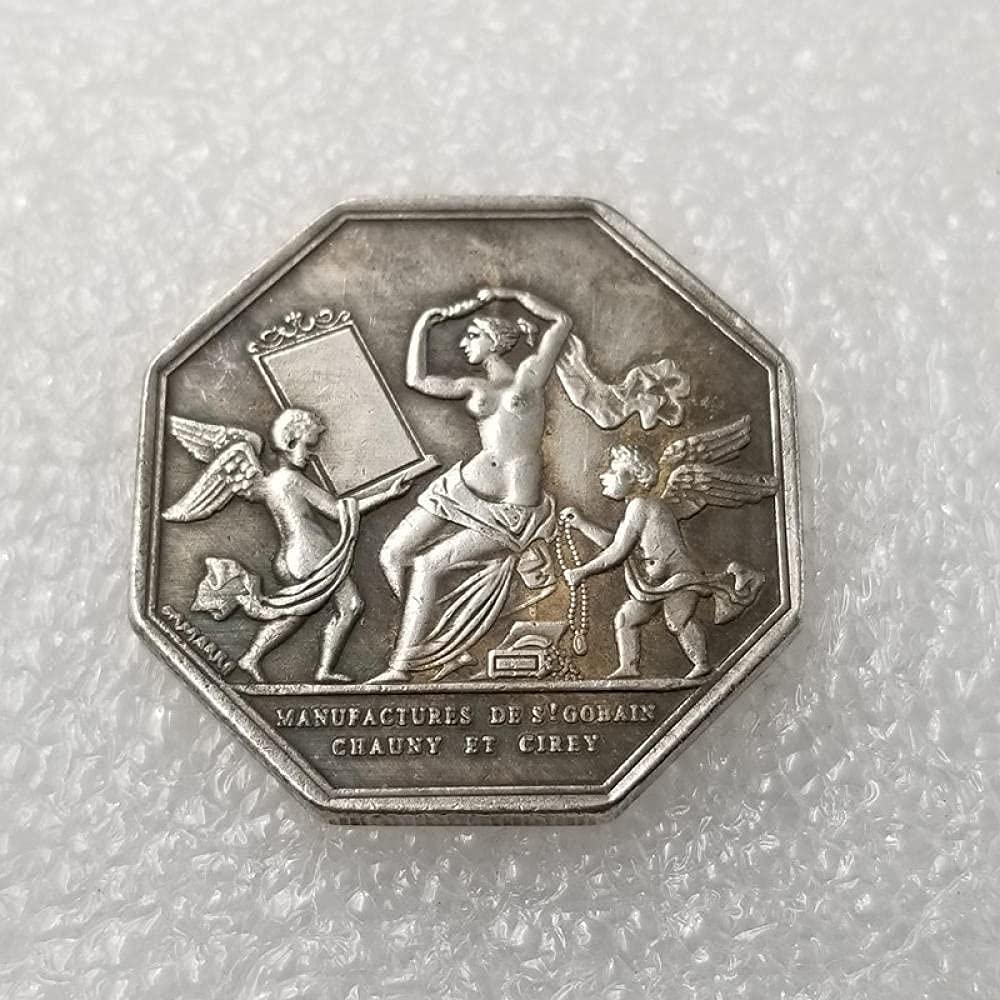 Antique Crafts 1830 French Silver Plated Silver Dollar Foreign Trade Foreign Silver Dollar 2713