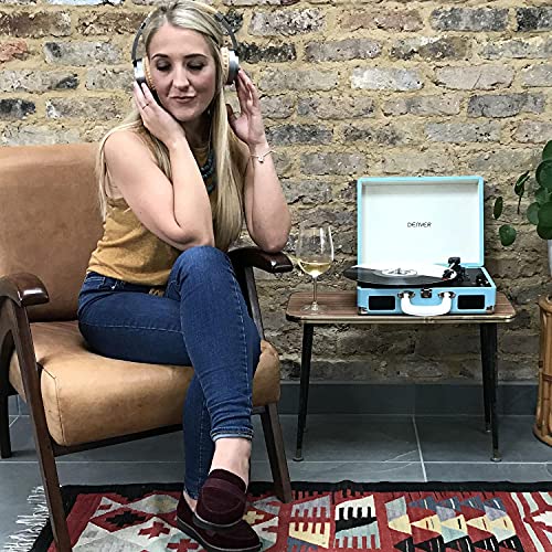 Denver VPL-120BT Lecteur de disque vinyle avec Bluetooth, USB, enregistrement sur MP3, entrée auxiliaire pour téléphone… - Les Beatles, Paul McCartney, John Lennon, RIngo Starr, George Harrison Denver VPL-120BT Lecteur de disque vinyle avec Bluetooth, USB, enregistrement sur MP3, entrée auxiliaire pour téléphone… – Image 4