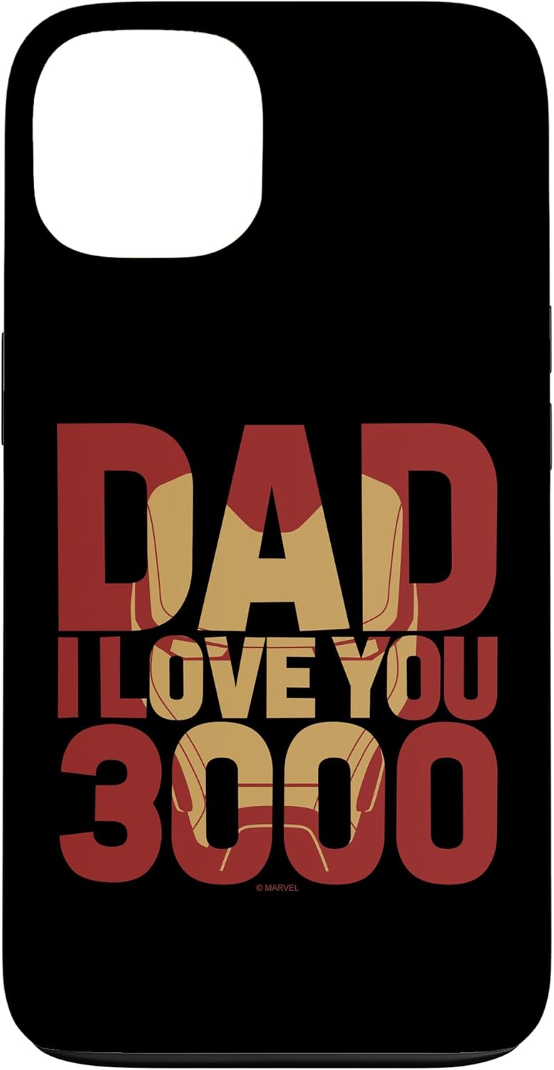 iPhone 14 Pro Marvel Avengers Iron Man Dad I Love You 3000 Father's Day Case