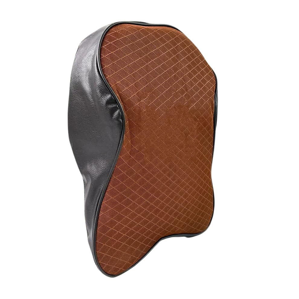 Memory Foam Car Neck Pillow | Ergonomic Head & Neck Support Cushion for Car Seat | Adjustable Strap Travel Pillow for Driving Comfort | Premium Slow Rebound Foam Pillow for Long Drives-image-32
