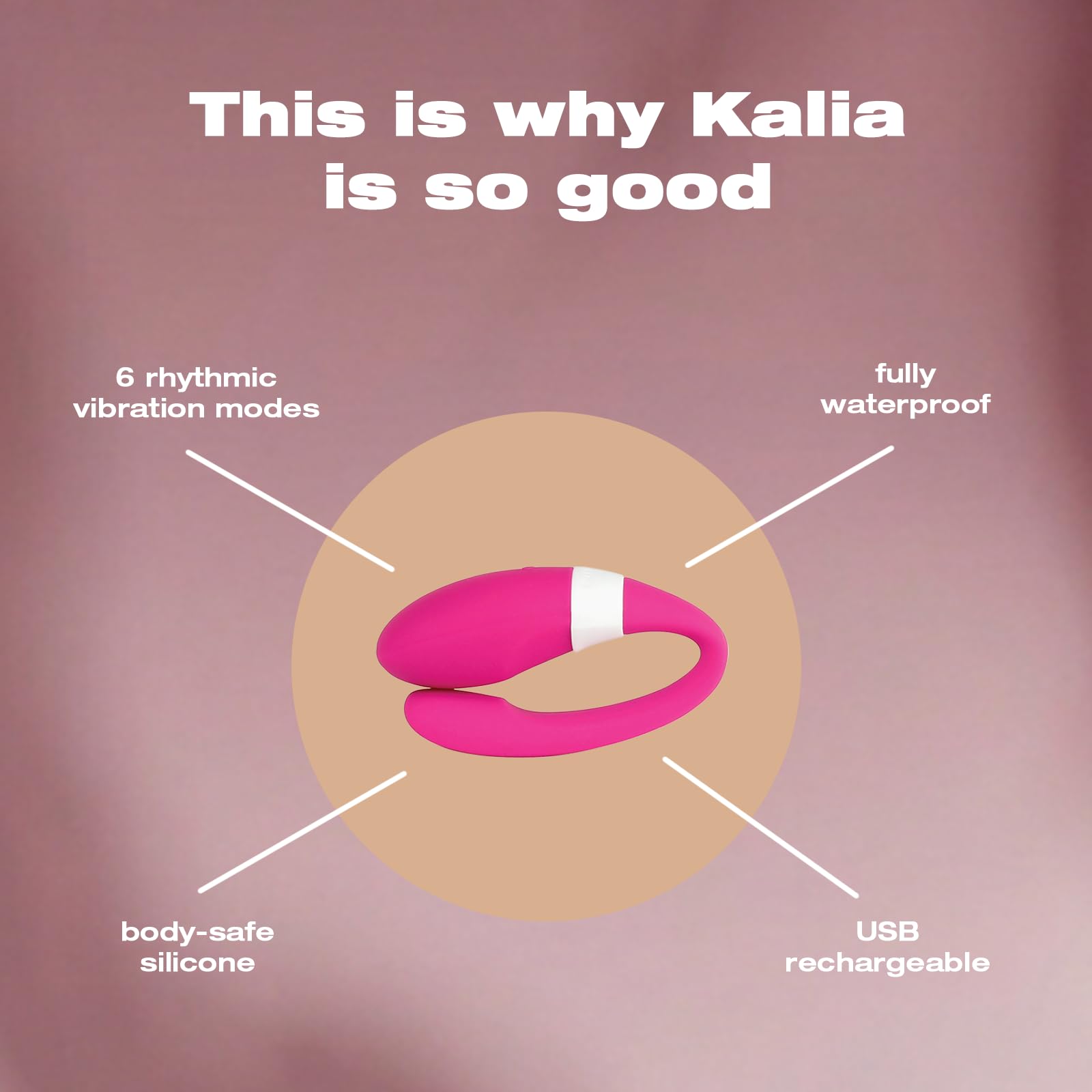 Amazon.com: Intimina Kalia Couples Massager, Couples Vibrator for Men and  Women, Womens Personal Massager for the Unforgettable Love Game : Health &  Household