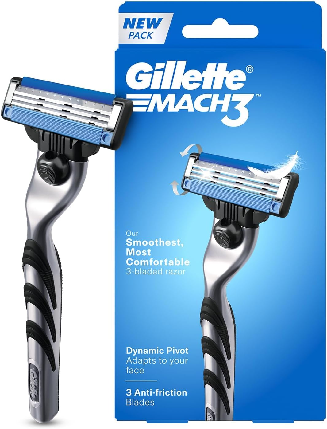 Gillette Mach 3 Razor With 1 Cartridge