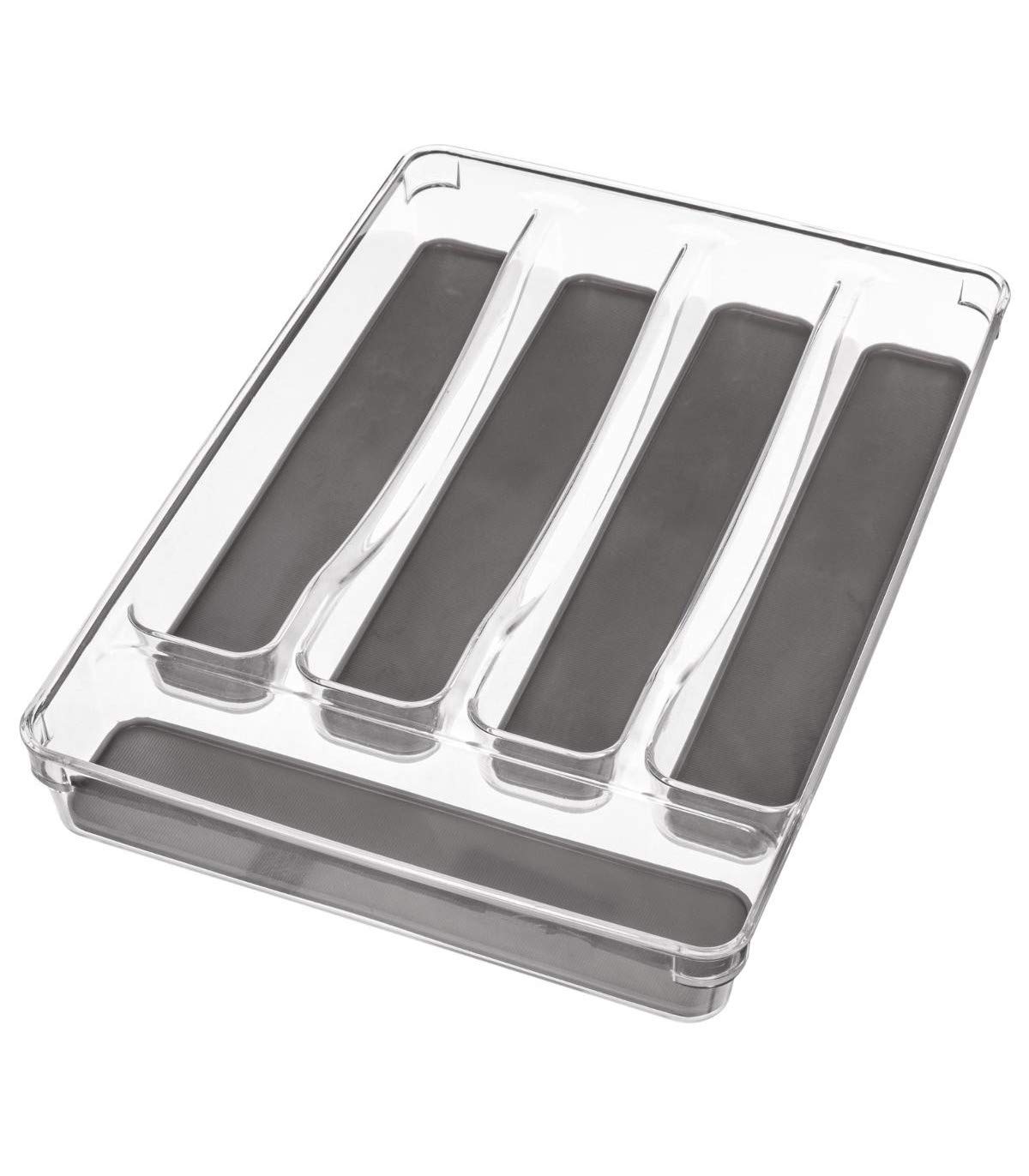 Range Couverts 5 Compartiments pour Tiroir de Cuisine - Organiseur Écologique 32x23x5 cm