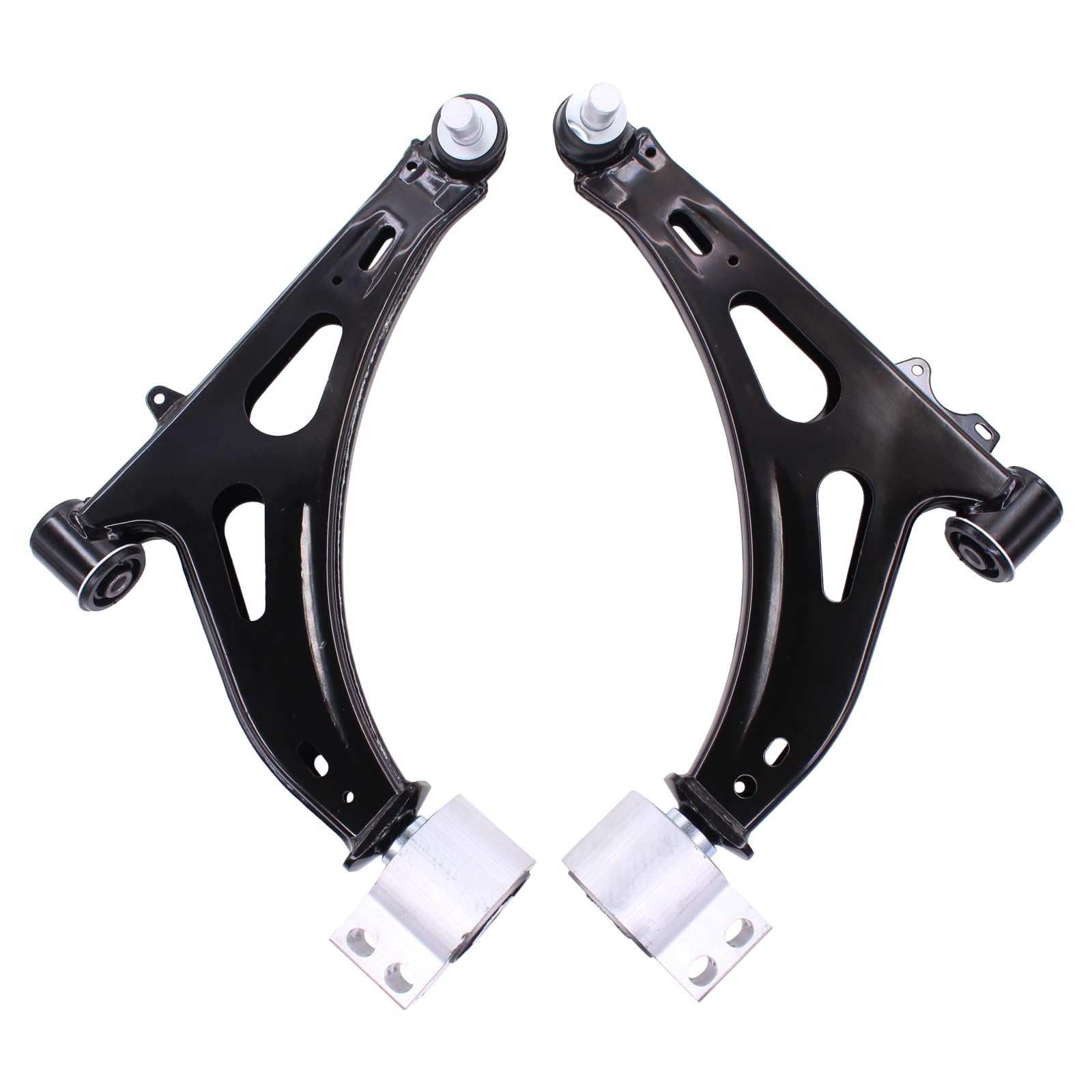 NewYall Front Lower Left and Right Suspension Control Arm with Ball Joint Assembly