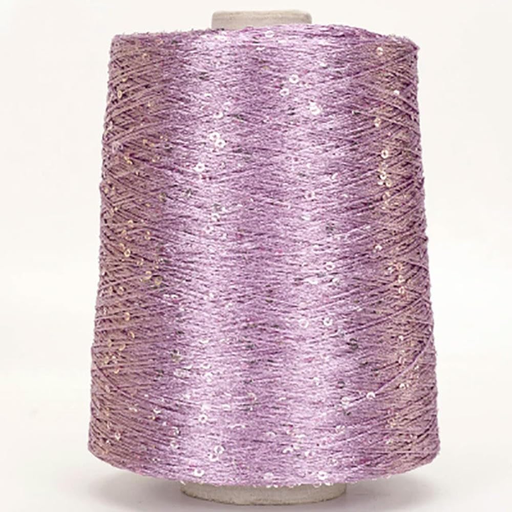 TPIONEER 500G Glitter FancyYarn Sequin Hand Crochet Thread Knitting Clothes Needleworkyarn With Sequins Knitting Yarn Needlework Sequins โ image 1