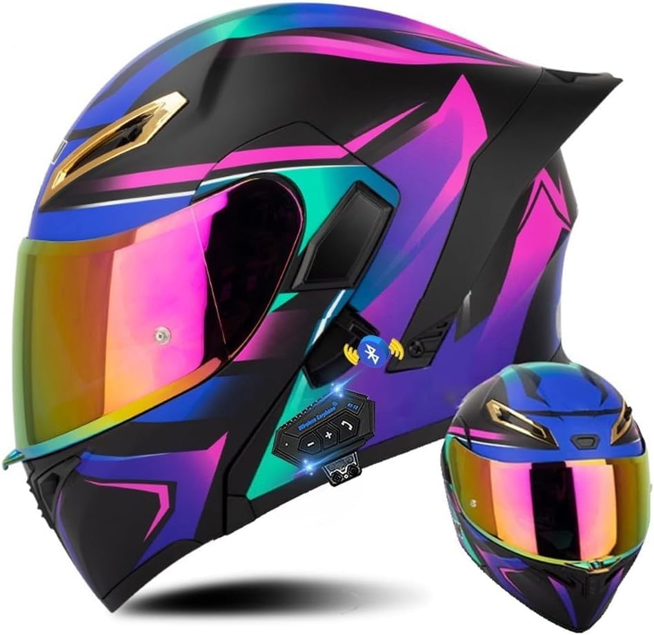 Casque modulable avec Bluetooth intégré homologué ECE pour moto et scooter