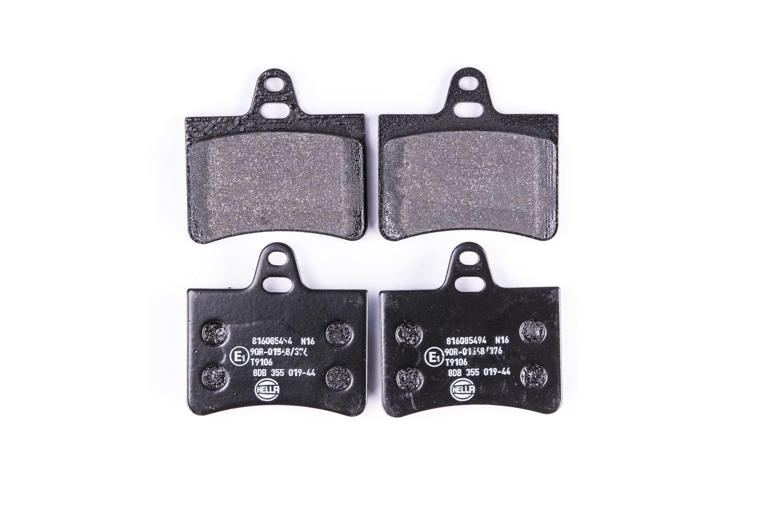 HELLA 8DB 355 019-441 Brake pad set - not prepared for wear indicator - T9106 - for e.g. CITROEN