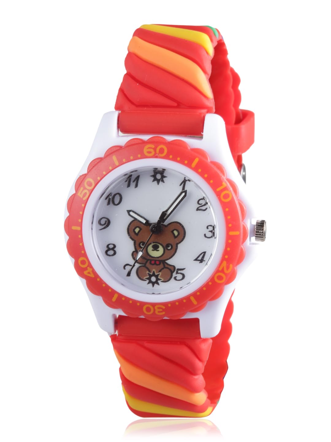 Stoln Teddy Theme Wrist Watch - Orange (B0CD3WM67F) Amazon Price History, Amazon Price Tracker