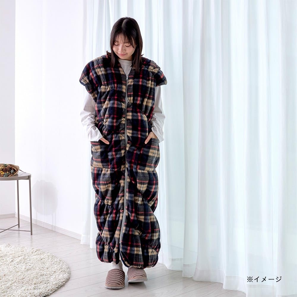 Amazon.co.jp: カインズ(CAINZ) クッション 約60× 130cm チェック 羽織