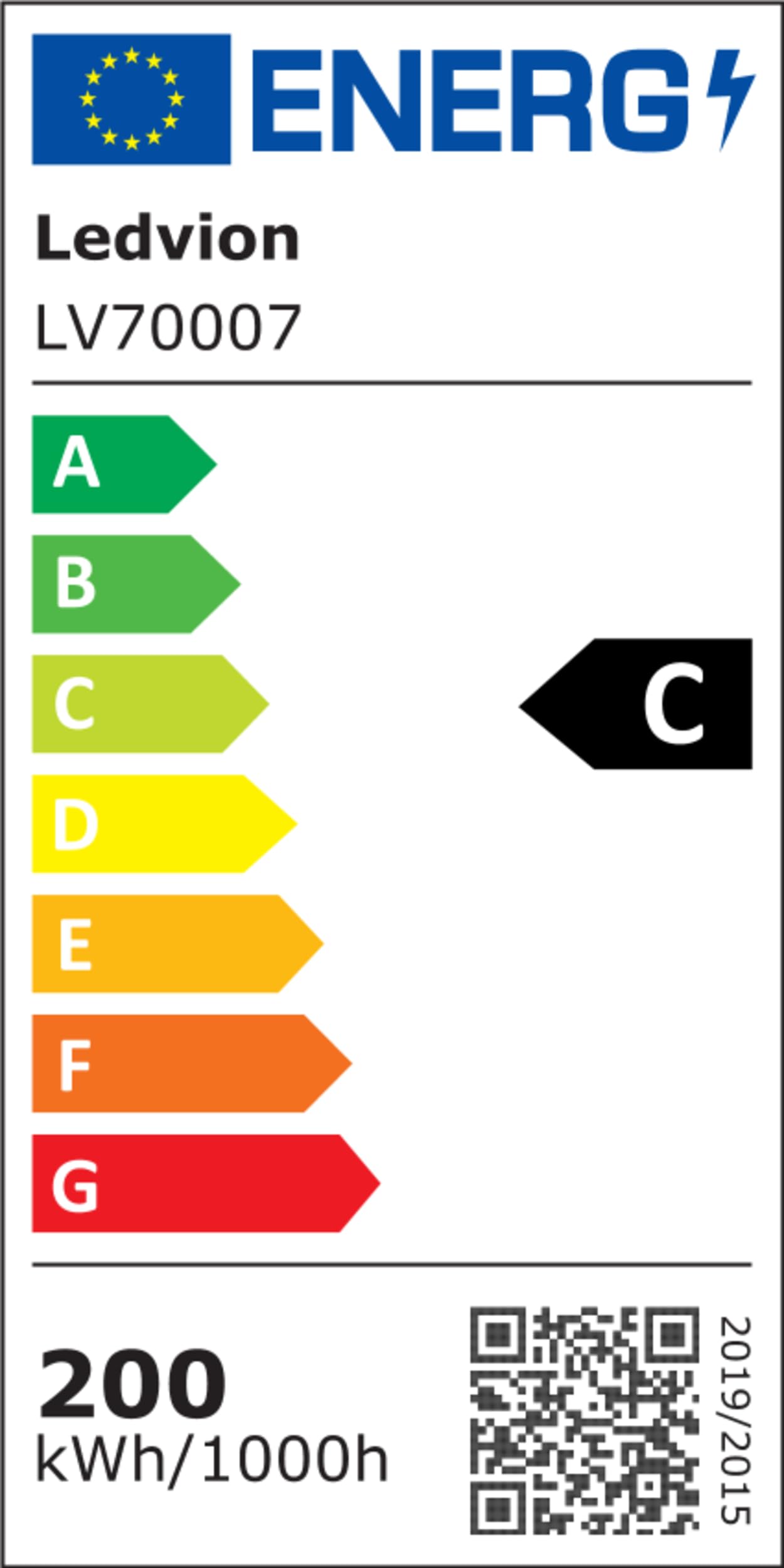 Ledvion - LED Hallenstrahler inkl. Leistungsschalter 120-160-200W, LED werkstatt Deckenleuchte, dimmbar, 175lm/W, 35.000lm, 6500K, IP65, UFO-Hallenstrahler | 175 lm/W, dimmbar in 3 Stufen, IP65, 5 Jahre Garantie