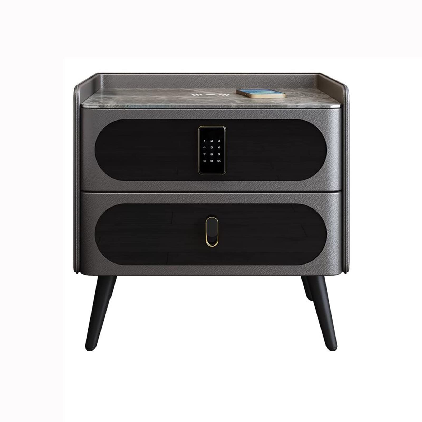 Buy Smart Bedside Table Bedroom Bedside with drawers with