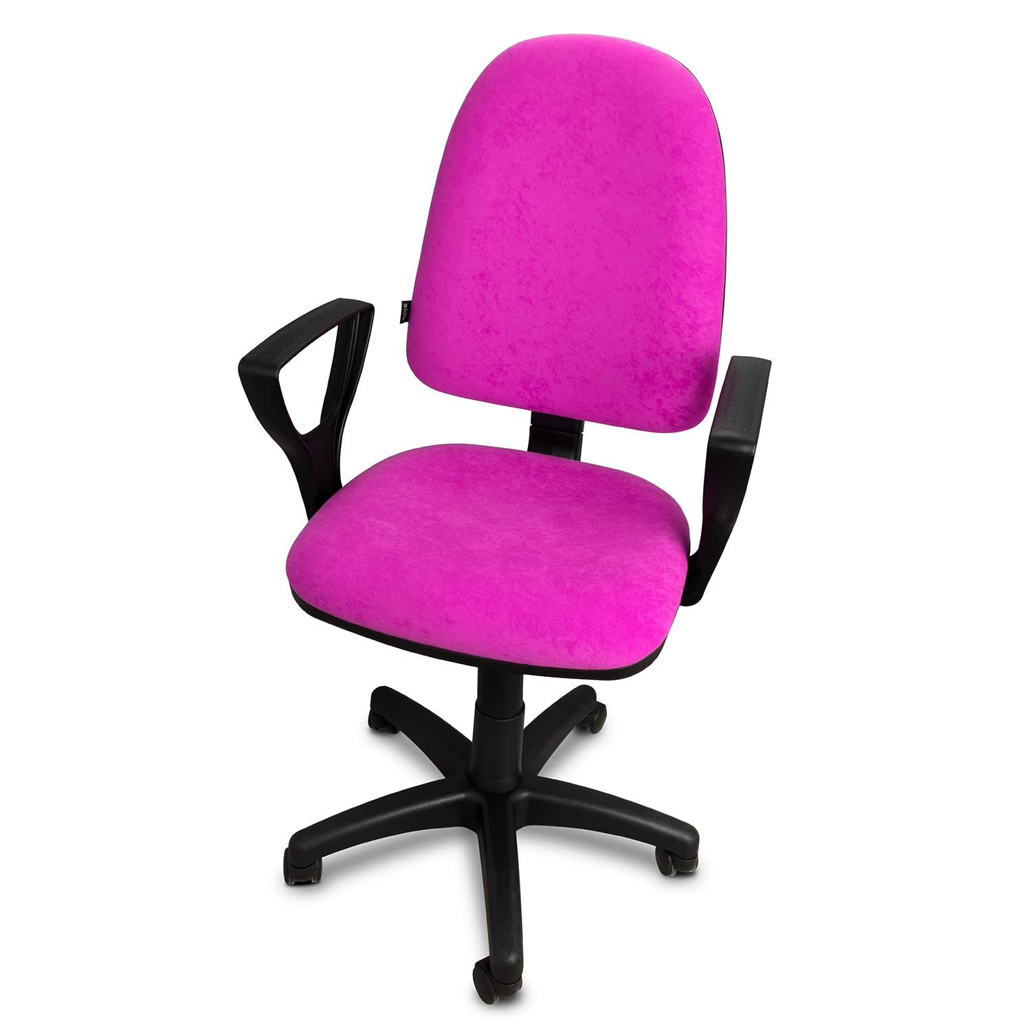 Krzesło do biurka dla dzieci z regulacją wysokości – dziecięce krzesło biurowe z materiału z mikrofibry – krzesło biurowe dla dzieci z ergonomiczną pianką – obciążenie 120 kg, 5 rolek