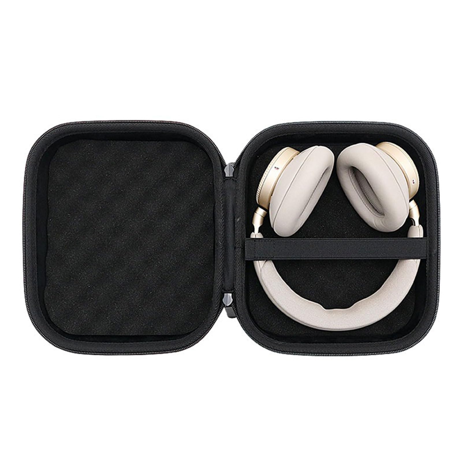 Custodia compatta per cuffie H100 con struttura antiurto e interno resistente per cuffie da viaggio