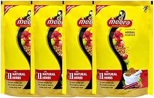 MEERA - Herbal Shikakai Powder 150g & 80g | Kunkudukai Badam Shampoo - View #3