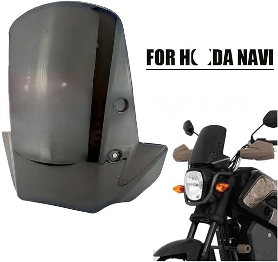 Motorcycle Windshield Windscreen Windscreen Wind Deflector For Ho&nda DREAMWING Navi110 NAVI 110 Mini Bike Plastic Motorcycle ABS Accessories Smoke