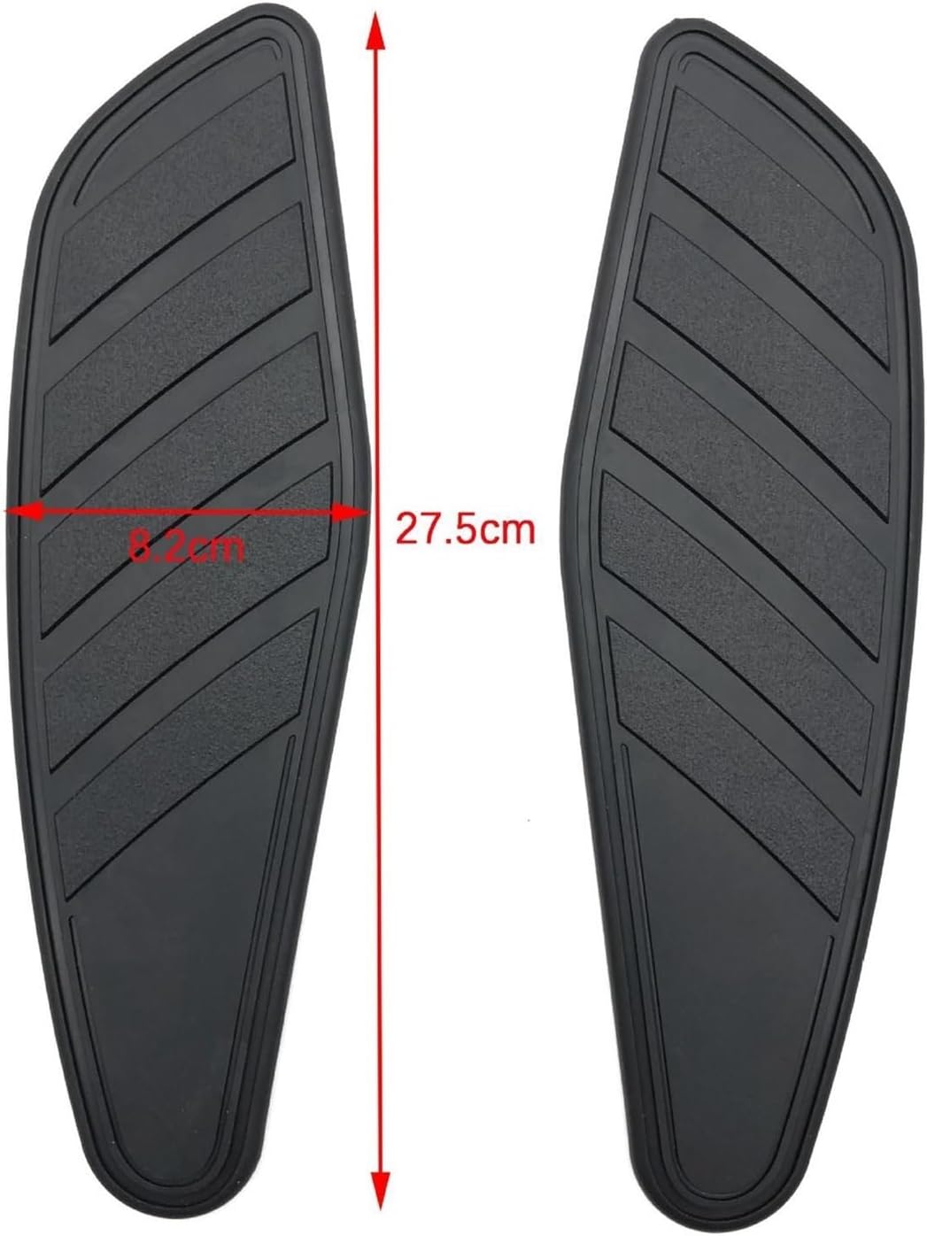 Fuel Tank Traction Pad 2 Pieces Gas Tank Side Traction Pads Knee Grips Protectors Black for XSR700 2022+ Motorcycle Pad Accessories
