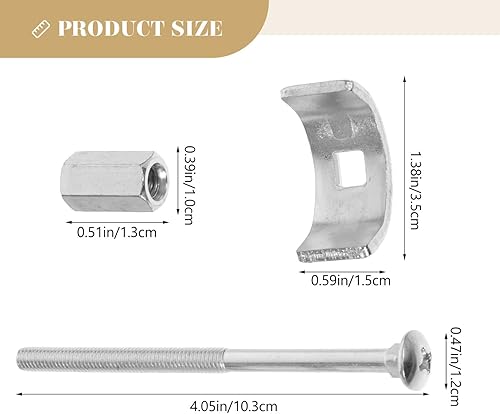 Miniatura 6 de SOLUSTRE Conector de encimera 10 unids Conector de bloque de carnicero de cocina Conector de taller Conector de encimera Carnicero Conector de acero