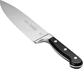 Faca Chef 8', Tramontina, Century 24011108, Preto