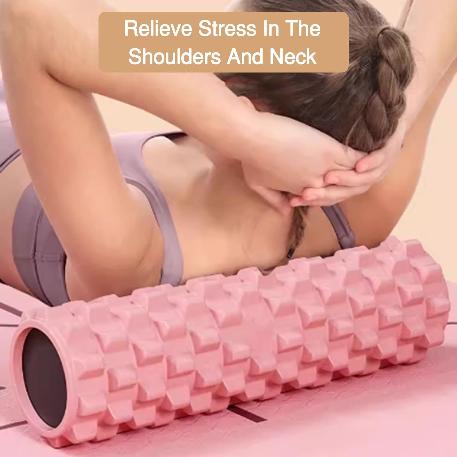 Rouleau yoga mousse haute densité, rouleau massage portable, for l'exercice