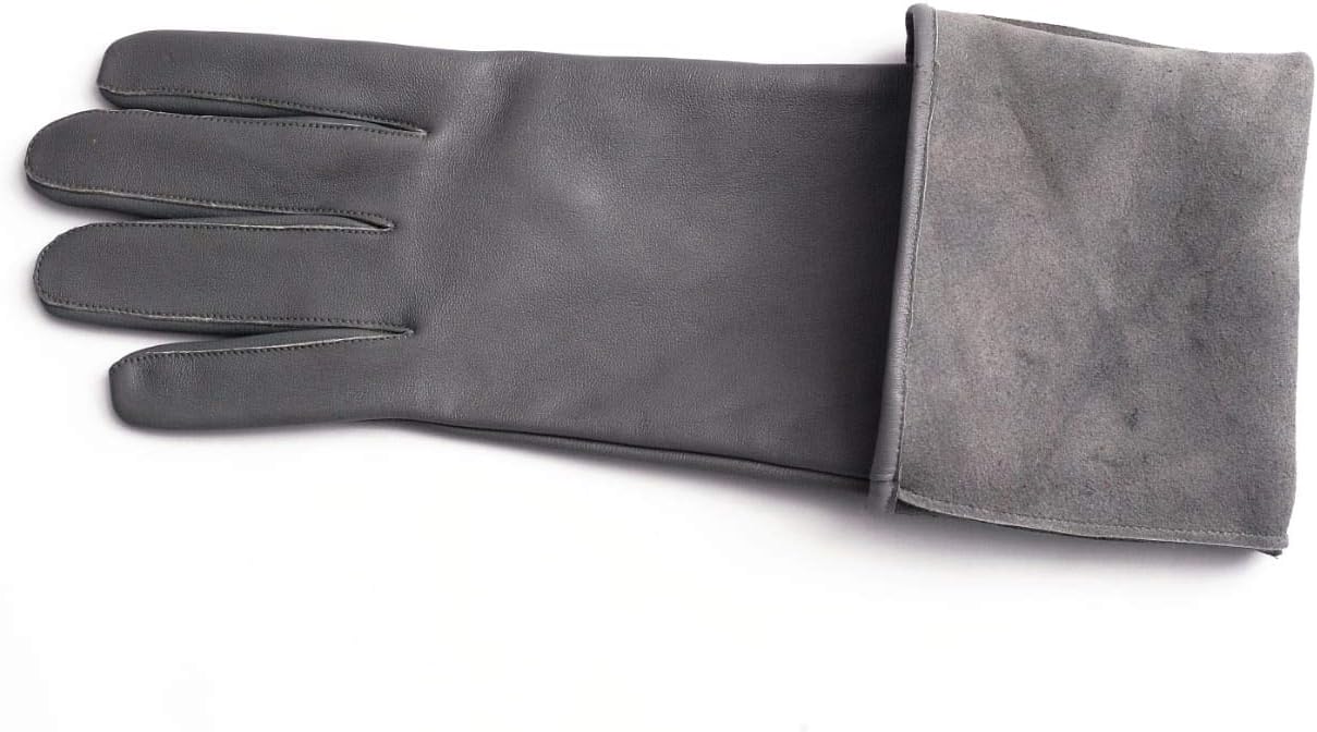 Women's Genuine Sheep Leather Ladies Long Opera Evening Party Dress Gloves (60-62 cm) Long