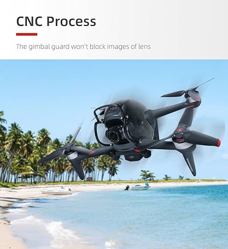 Miniatura 5 de FPV Drone Gimbal Bumper para DJI FPV Drone PTZ Protect Bar Cámara de aleación de aluminio Anti-colisión (negro)