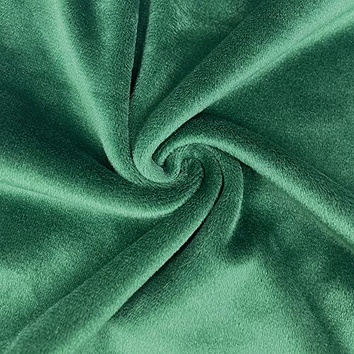 Xmntg 4Pcs Shell Chair Covers Newest Stretch Velvet Chair Covers Mid Century Modern Style Plush Armless Chair Covers Washable Furniture Protector For Dining Room Office (Dark Green, 4) #TOP4