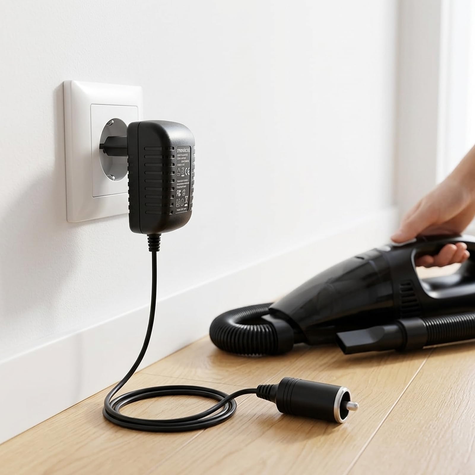 Cargador de Coche de 12 V 3 A convertidor de Voltaje de 220 V a 12 V Adaptador Encendedor de Cigarrillos para Nevera de Coche, Bomba de Aire, aspiradora de Coche — view 8
