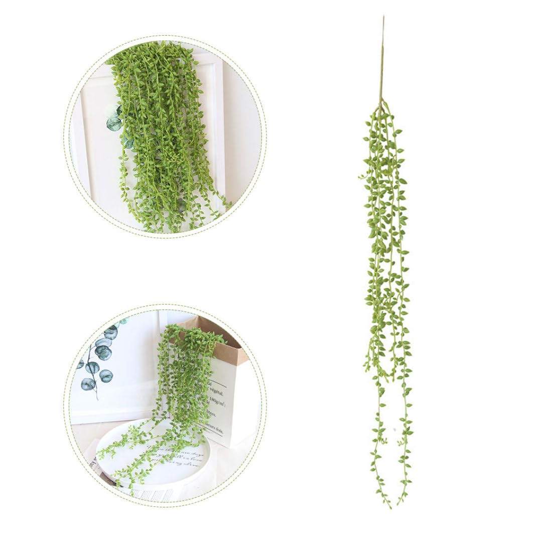 Amazon.com: Tuimiyisou Fake Hanging Succulent Plant Realistic Hanging  Succulent Artificial Drooping Succulent Plants Wall Decoration Vines Green  : Home & Kitchen