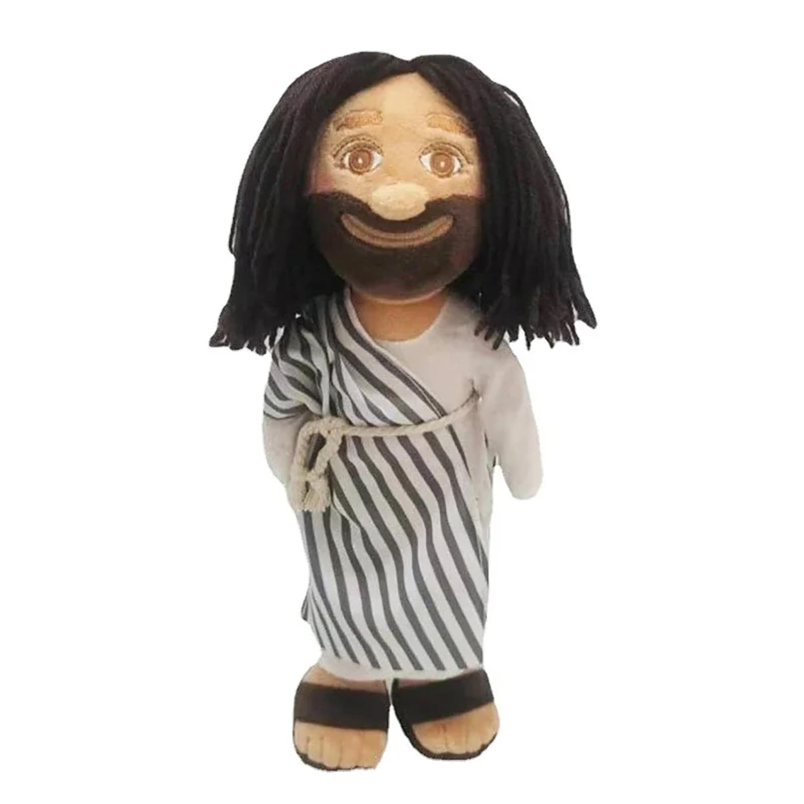 Qxiao Style-D My Friend Jesus 11.8 Inch Religious Christ Smiling Jesus Stuffed Plush Doll - Classic Savior For Easter Party Favors