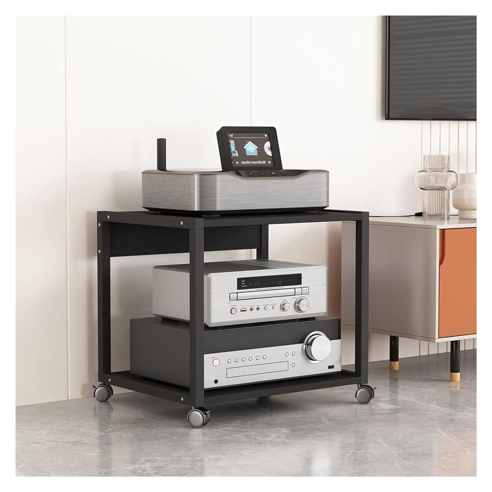 Meuble multimédia AV de qualité supérieure pour intégration audio haut de gamme