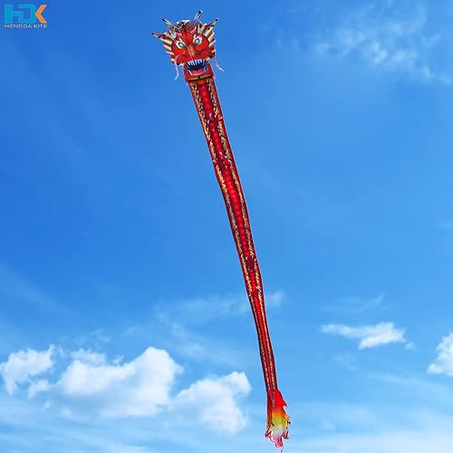 Miniatura 6 de HENGDA KITE Legendary Dragon Kite,for Kids and Adults,Easy to Fly,Excellent Fabric and Structure Design,Suitable for Square, Beach, Grass,