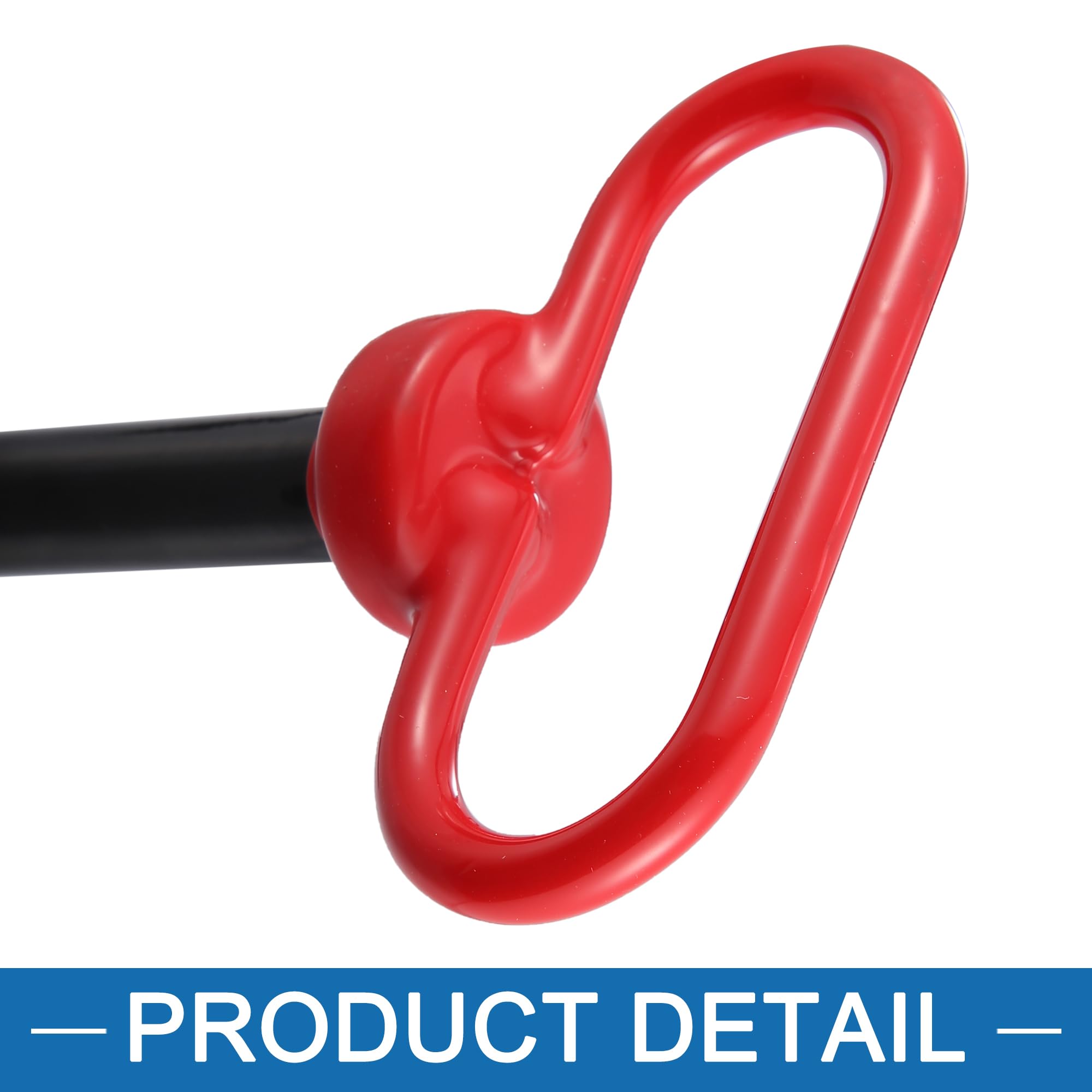 A ABSOPRO Vehicle Magnetic Trailer Towing Hitch Clips Pins 5"-3.5" Red, 5.51"x4.33" - Image 4