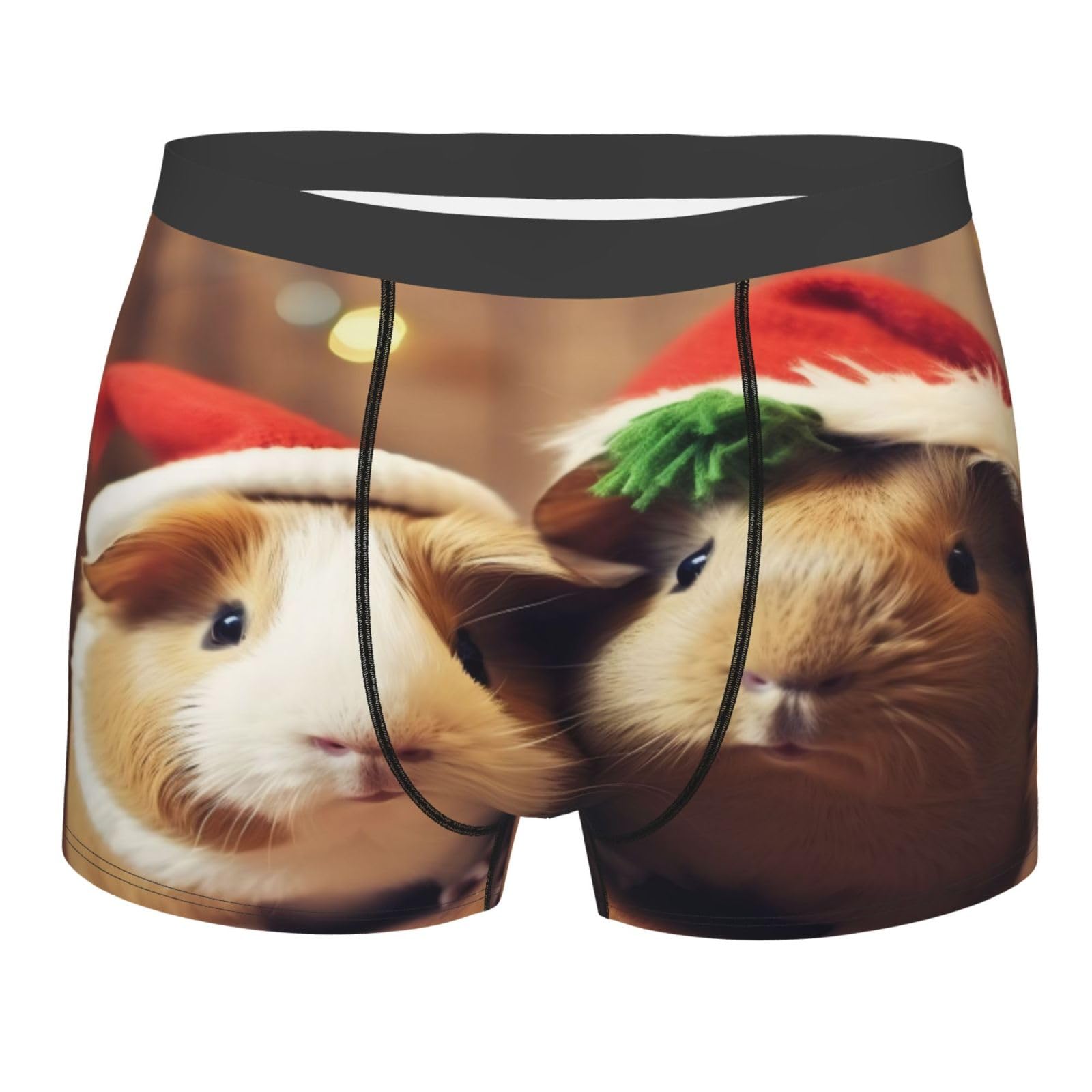 Yongfengdi Men's 3 D Graphic Cute Guinea Pigs/'S Boxer Briefs,Ultra-Soft Stretch & Breathable Microfiber Boxer Trunks For Comfort Fit | Underwear Trunks,Everyday Boxer Shorts For With Elastic Waistband