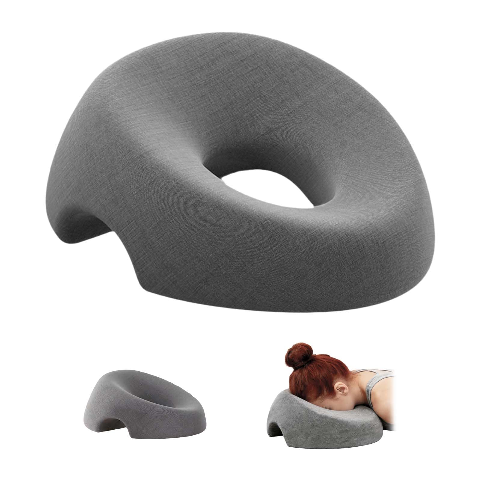 Almohada de masaje facial,Reposacabezas de cama de masaje,Reposacabezas de masaje para cama,Almohada de masaje boca abajo,Cojín facial con agujero,adecuado para camillas de masaje y salones de belleza