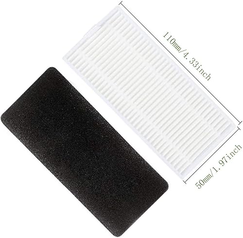 Miniatura 3 de Piezas de repuesto para Ecovacs DEEBOT N79 N79S DN622 Robot Aspirador - Cepillo principal, filtro, kit de accesorios de cepillo lateral