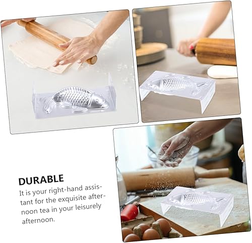 Miniatura 8 de HOLIDYOYO Molde de pescado de gelatina de caramelo, platos esmaltados para galletas, Molde de para resina, suministros de fiesta de Navidad, molde