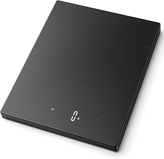 Homebuds 10kg Balance de Cuisine Numérique en Haute Précision 1g, Notre Propre Balance Cuisine Usine Professionnelle SINCE 2001, Balance Alimentaire Pour la Cuisine et la Pâtisserie, LED, 3*AAA, Noir