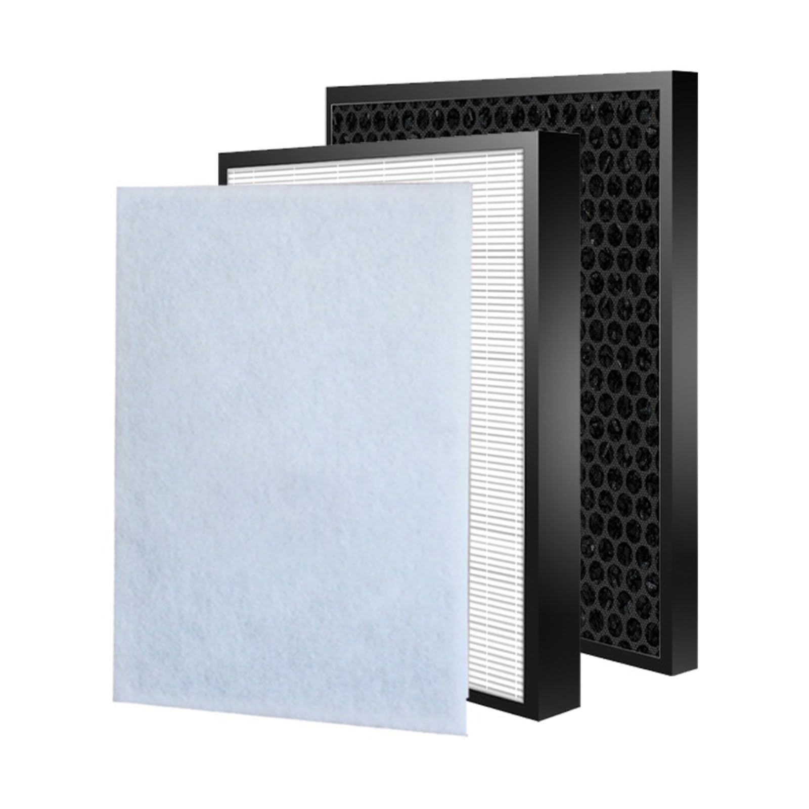 Ycddjjpcv Hepa And Carbon Hepa And Deodorizing Carbon Filter Replacement，Compatible For Sharp Air Purifier Kc-F30sa Kc-F30sa-W，High Efficiency，Low Noise，Long Lasting(Hepa And Carbon)