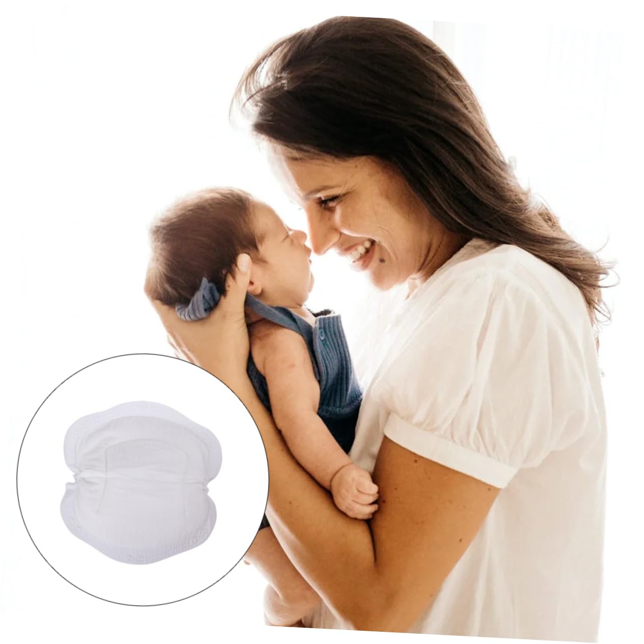 BESTonZON Breastfeed Pads for Pregnant Women 24pcs Disposable Ultra-Thin Breathable Absorbent