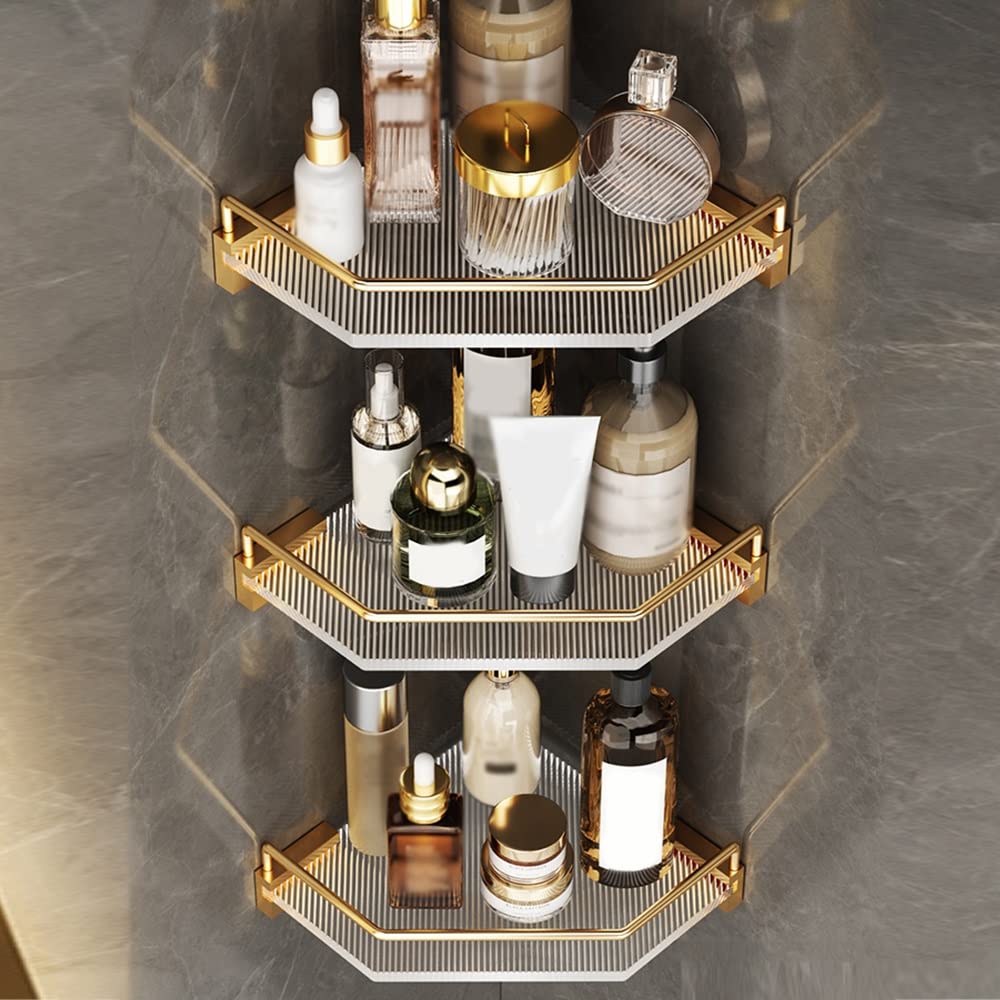 Corner Shower Caddy Shower Caddy Shelf Organizer Rack Acrylic Triangle Shelf Corner Shelf Bathroom Shower Room Storage Rack